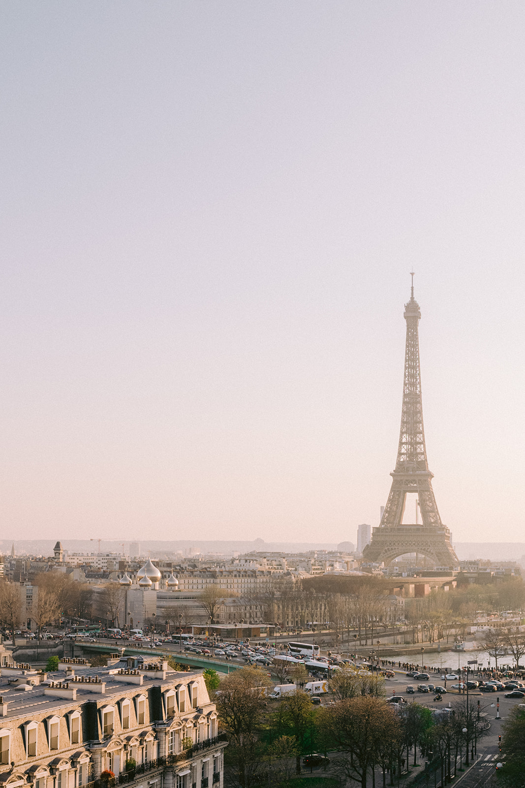 view on the effeil tower